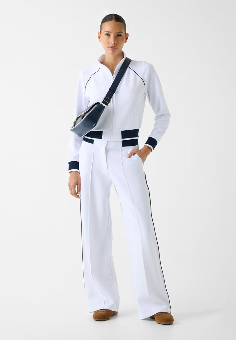 Sarah Pique Hn Full Zip Jacket