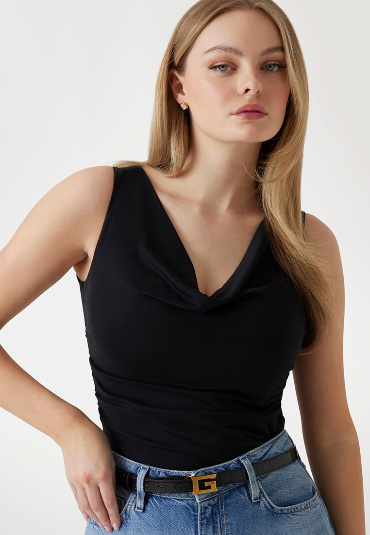Sleeveless Cowl Neck Rika Top