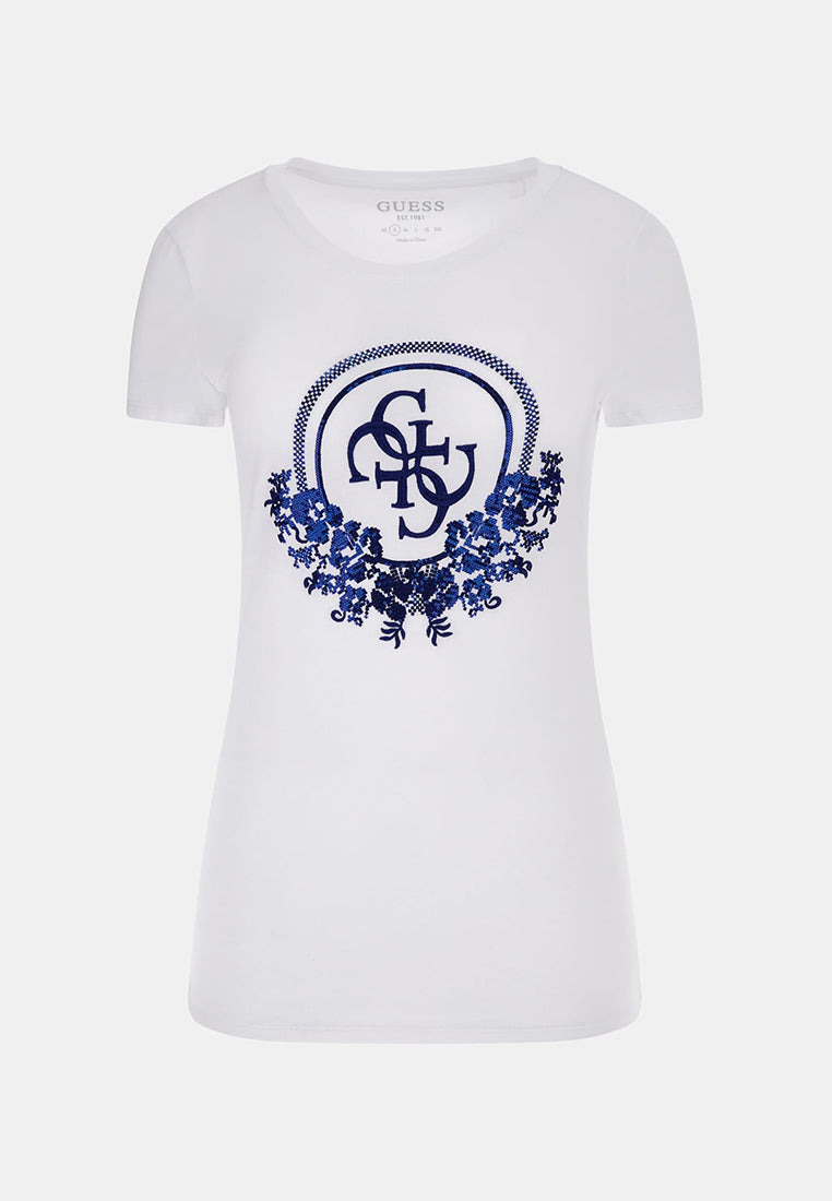 Checker Sequin R3 Tee