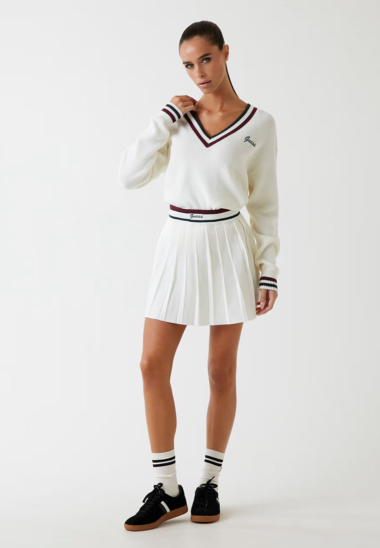 Sabina Plisse Skirt Sweater