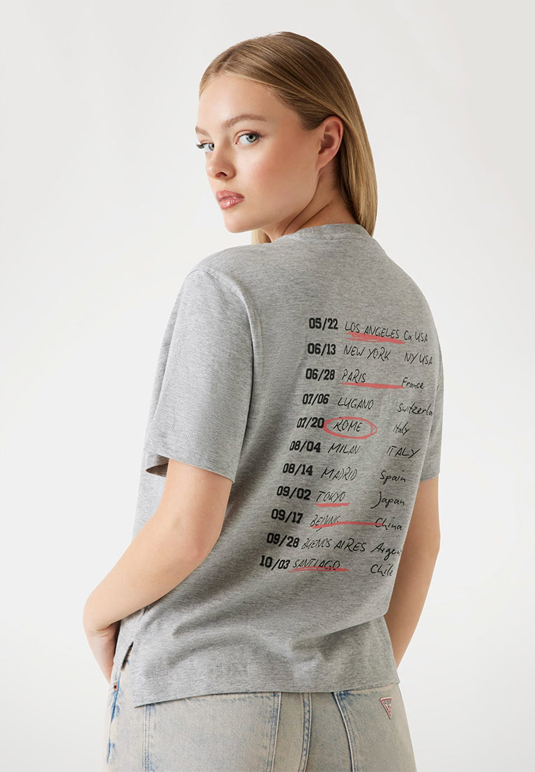 Crewneck Sleeveless Tour Dates Tee
