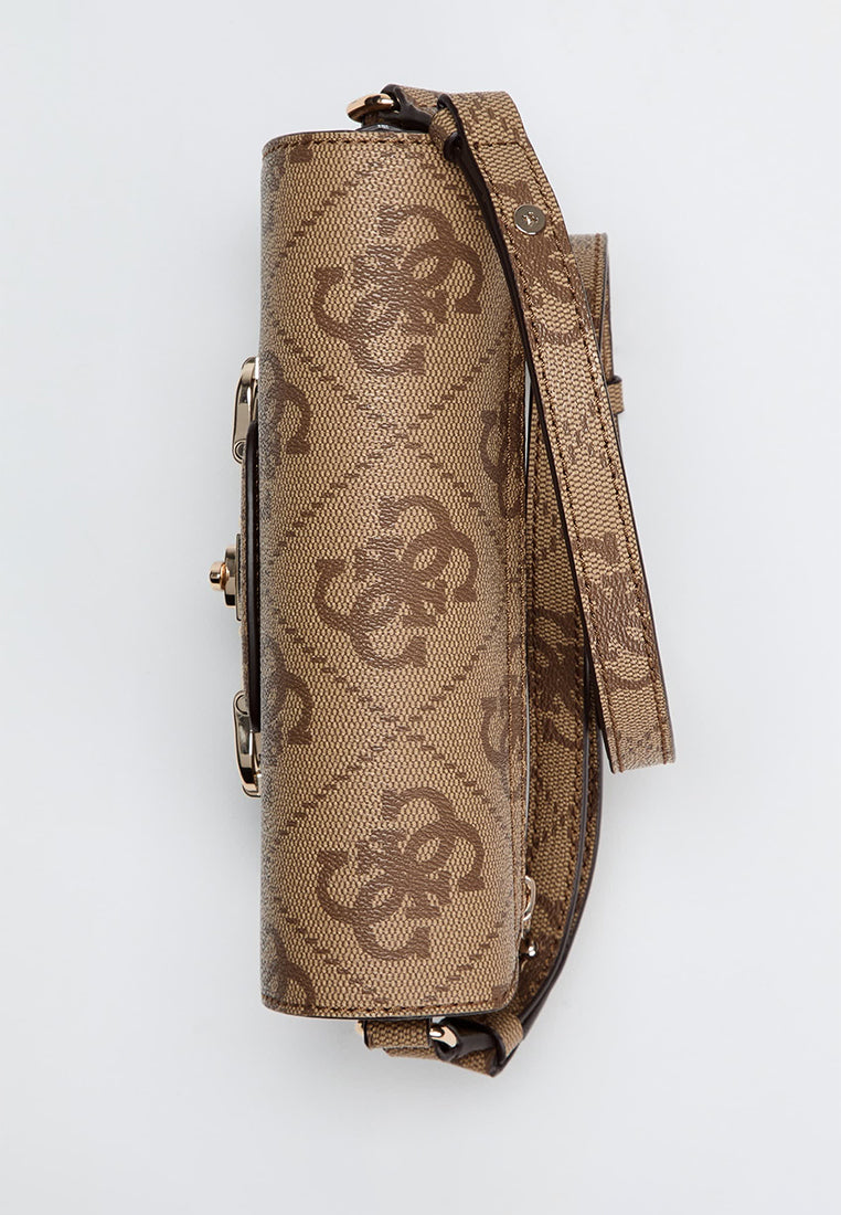 Janie Logo Convertible Crossbody Flap Bag