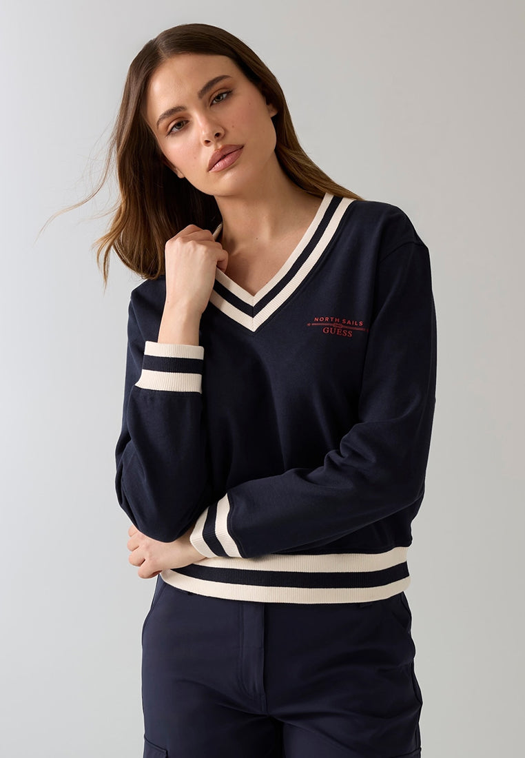 Guess X North Sails V-Neck Fleece
