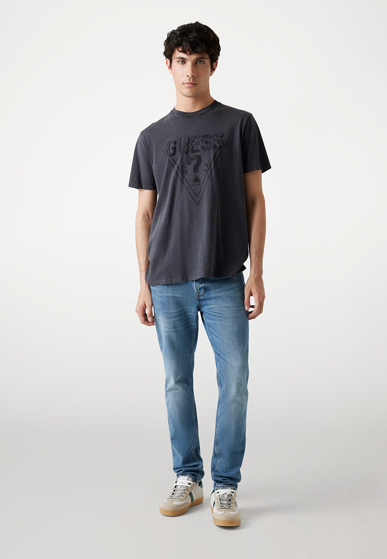 Short Sleeves Basic Inset Logo Tee