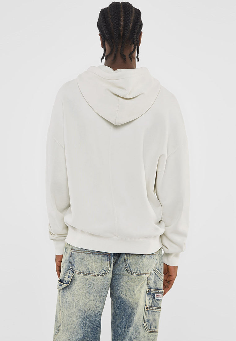 GUESS Originals Stacked Logo Zip-Up Hoodie