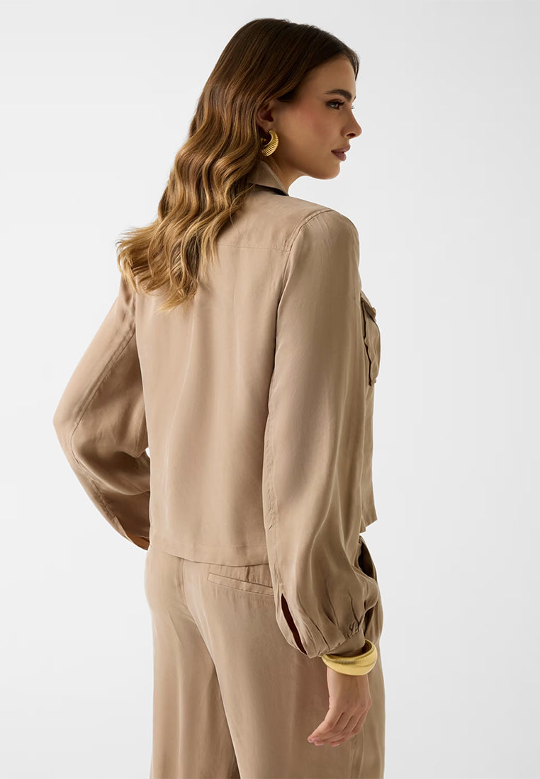 Dalia Fluid Crop Shirt