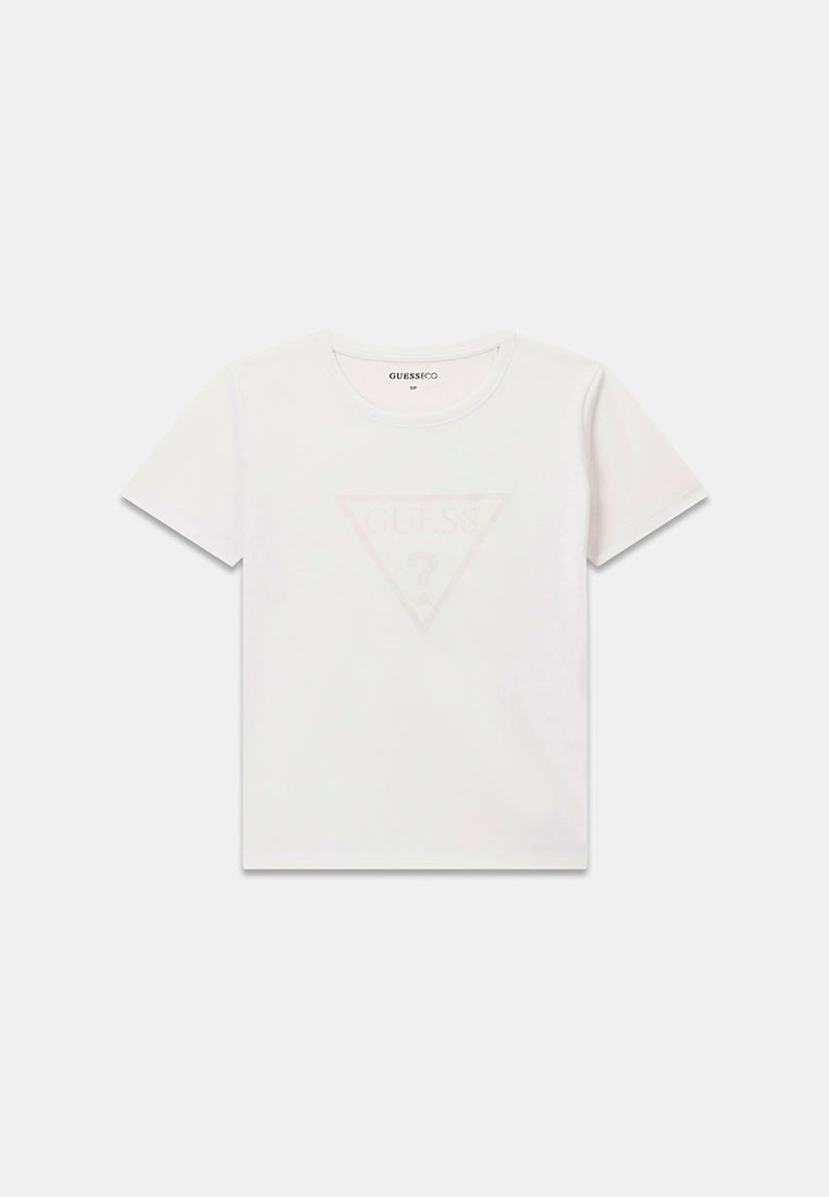 New Shortsleeves Crewneck Basic Triangle Tee