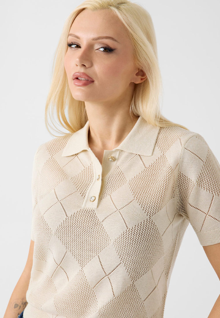 Shortsleeves Polo Melody Sweater