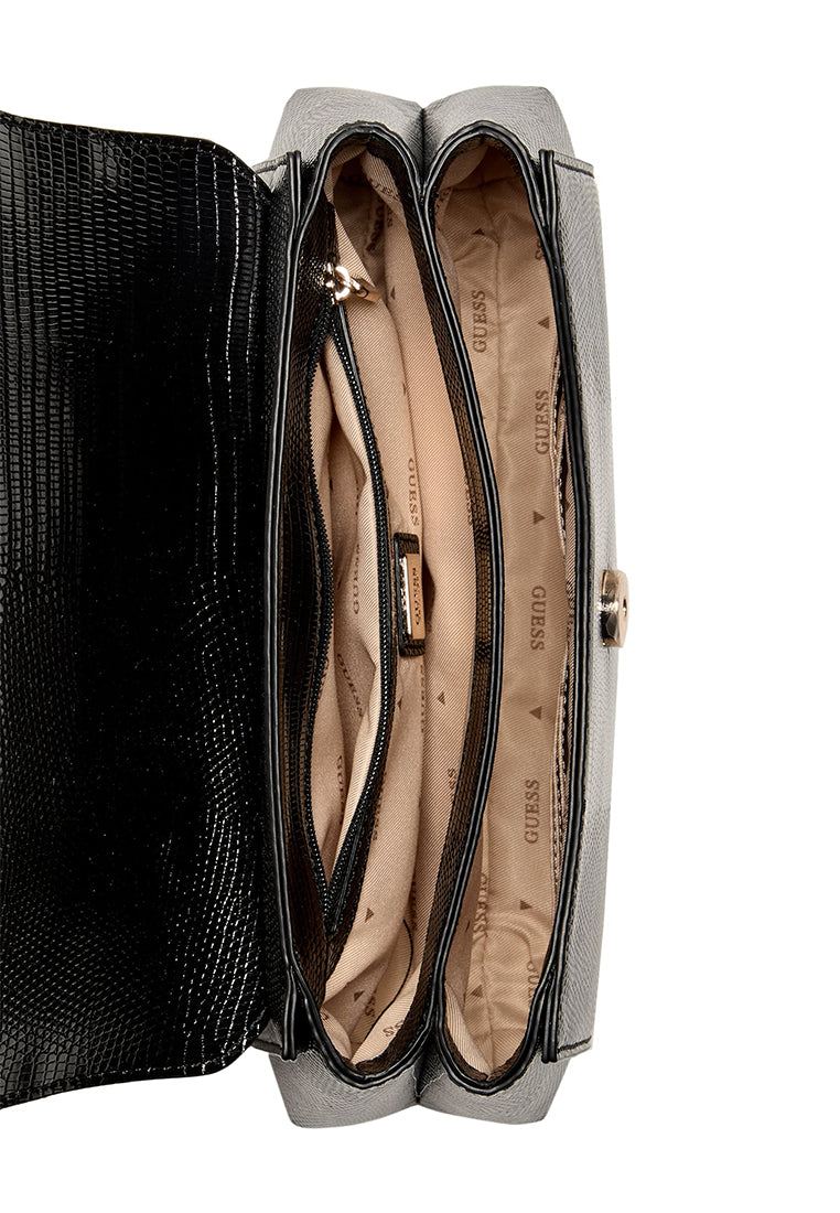 Melinda Top Handle Flap Bag