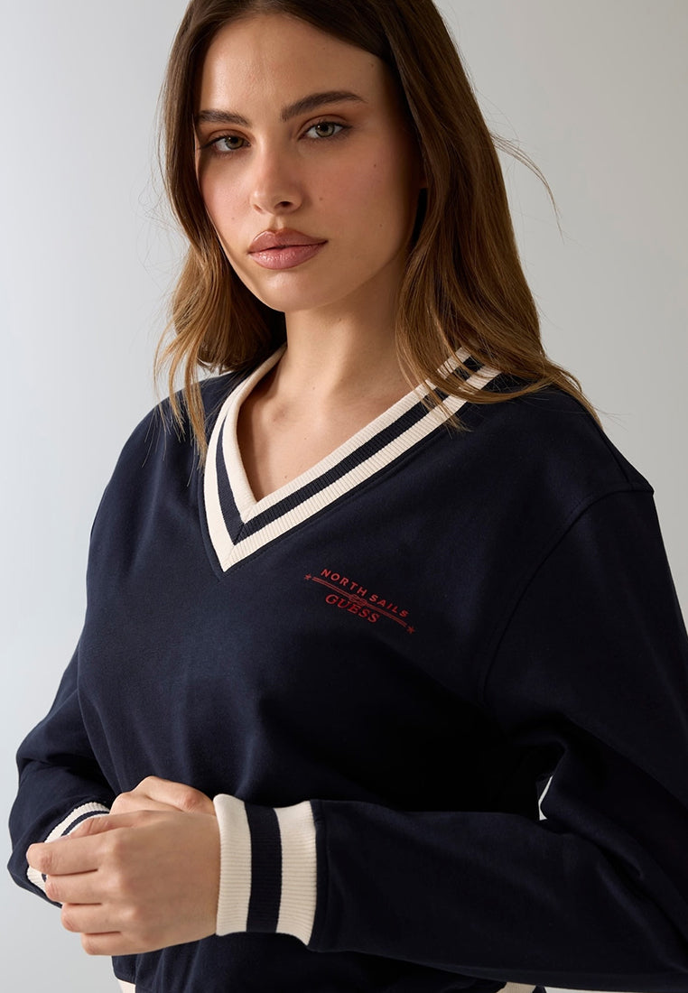 Guess X North Sails V-Neck Fleece