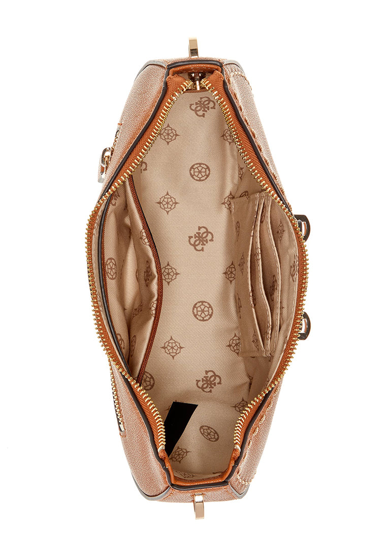 Nastra Top Zip Shoulder Bag