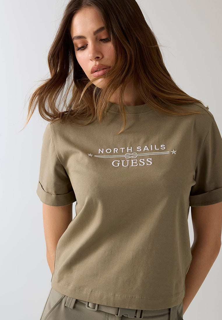 Guess X North Sails Logo Tee