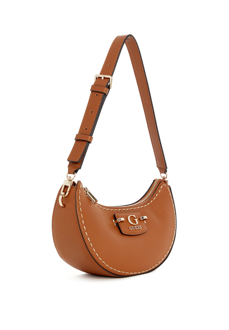 Nastra Top Zip Shoulder Bag
