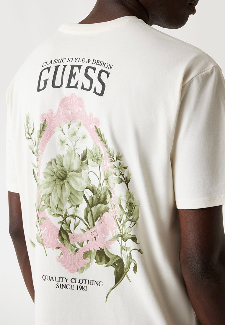 Short Sleeves Basic Mirror Crest Tee