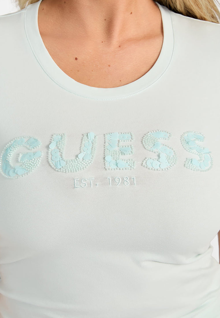 Eco Crewneck Sequin Tee