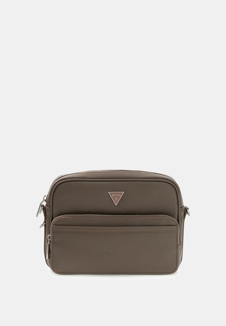 Milano Crossbody Double Zip Bag