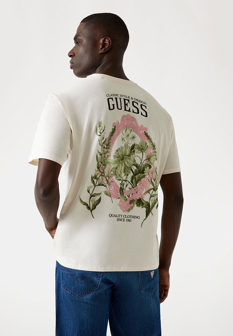 Short Sleeves Basic Mirror Crest Tee