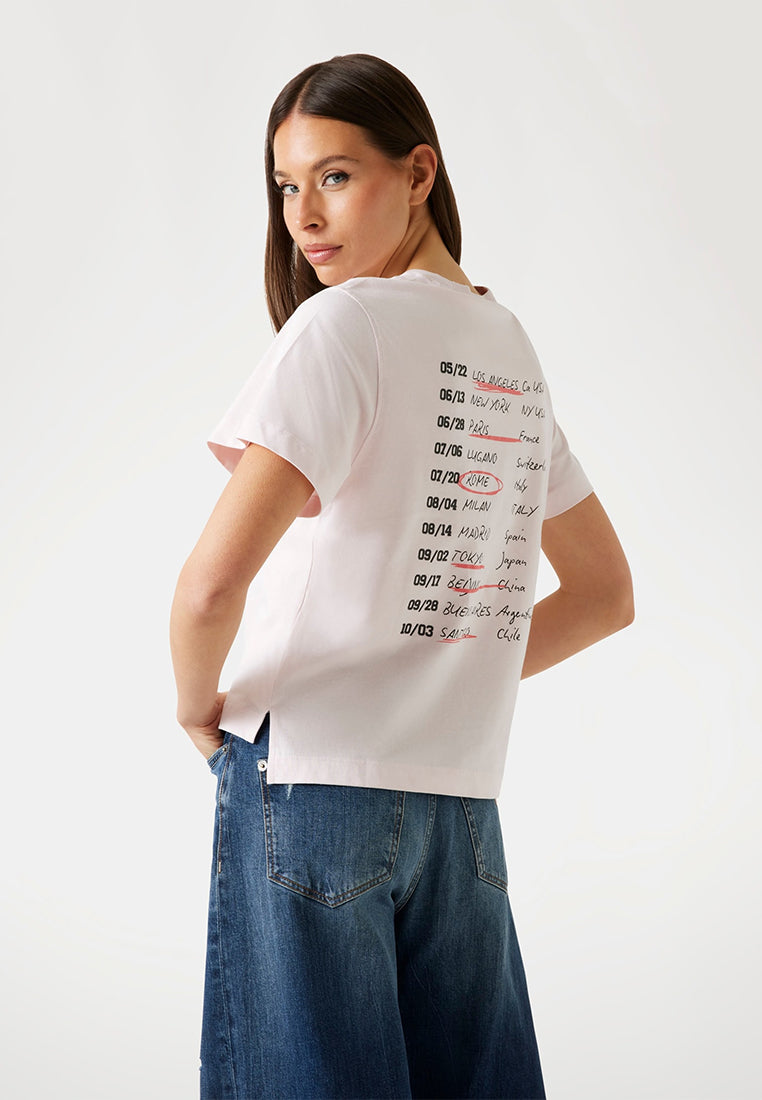 Crewneck Sleeveless Tour Dates Tee