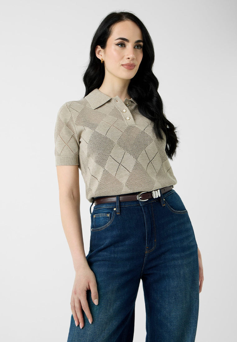 Shortsleeves Polo Melody Sweater