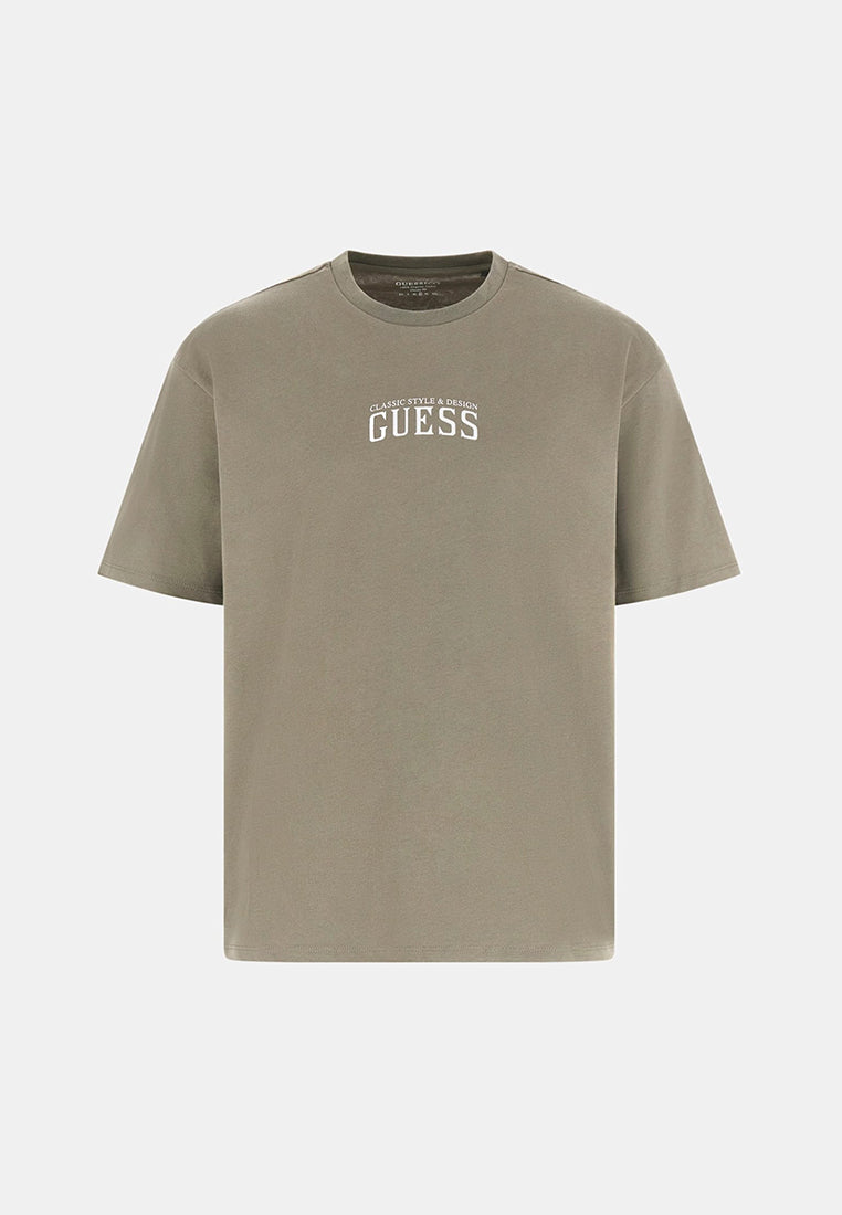 Short Sleeves Basic Mirror Crest Tee