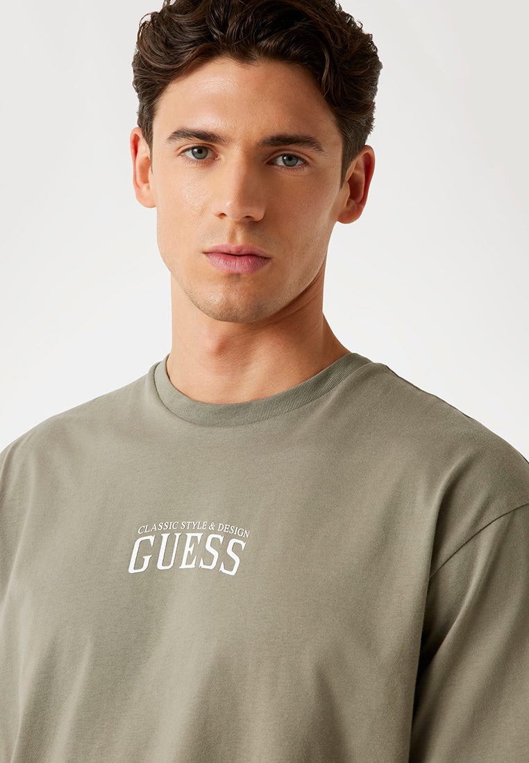 Short Sleeves Basic Mirror Crest Tee