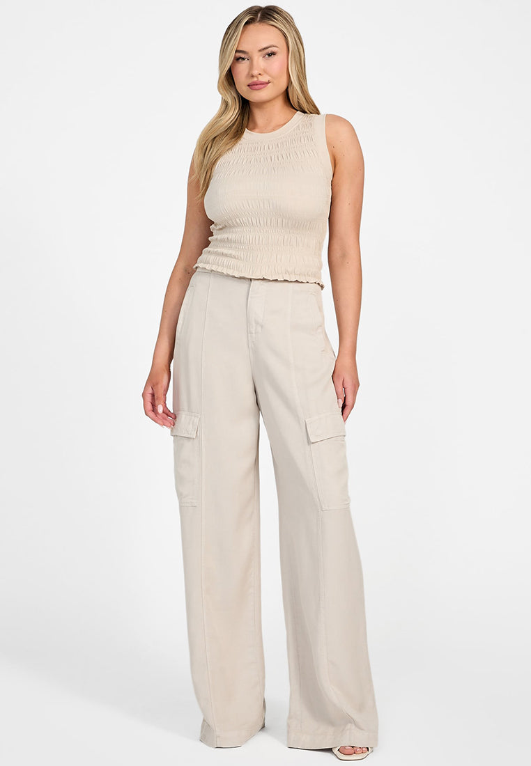 Eco Claire Smocked Tank Top