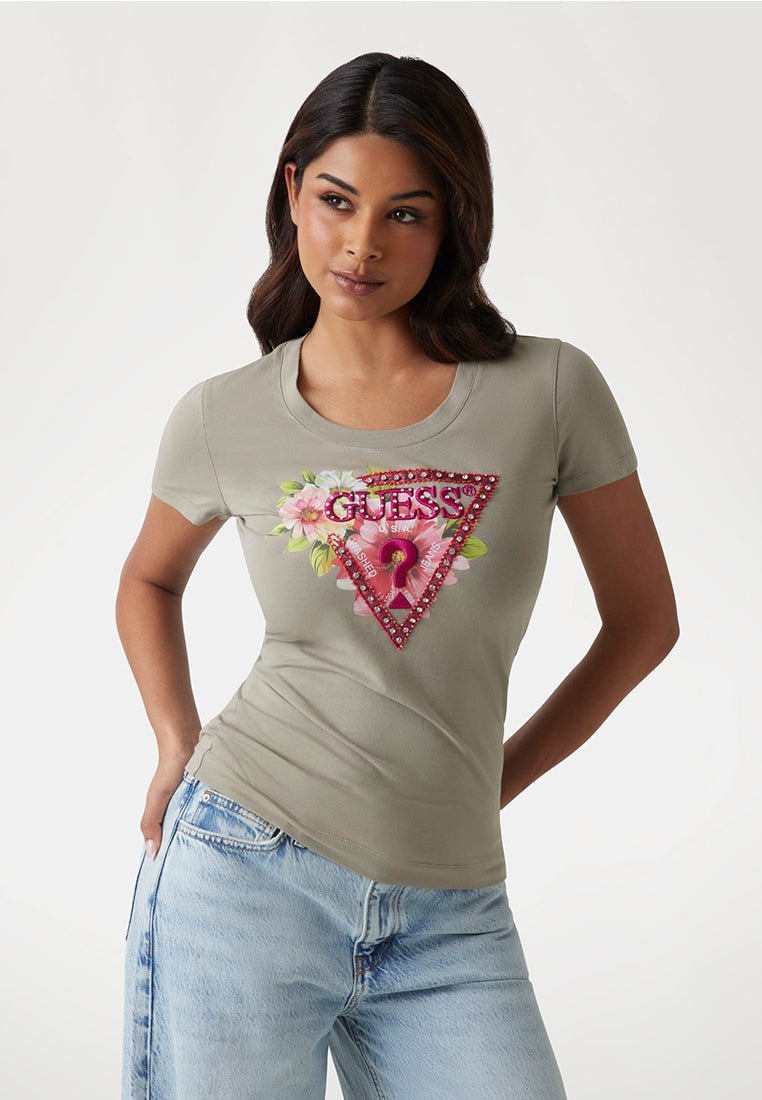 Triangle Beads Tee