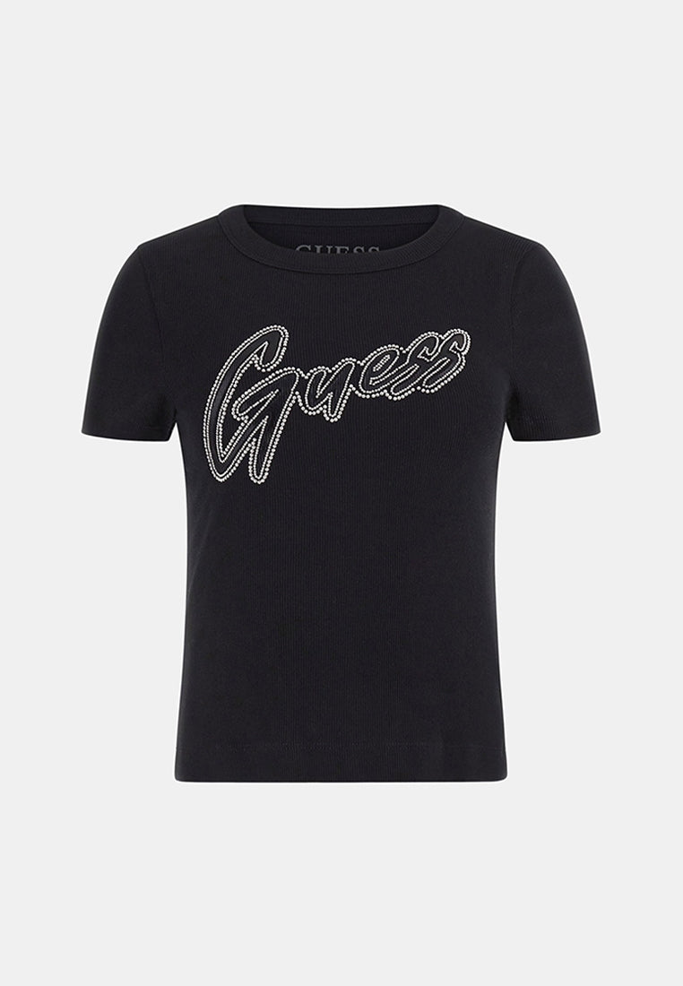 Shortsleeves Crewneck Rib Logo Tee