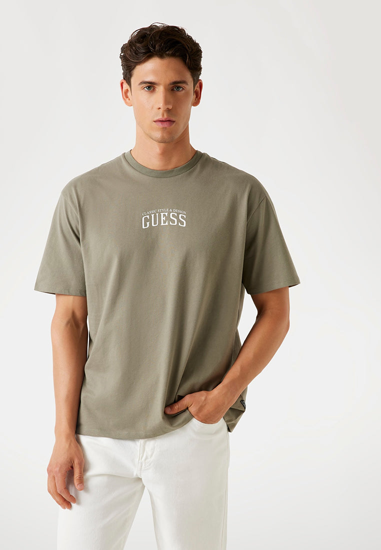 Short Sleeves Basic Mirror Crest Tee