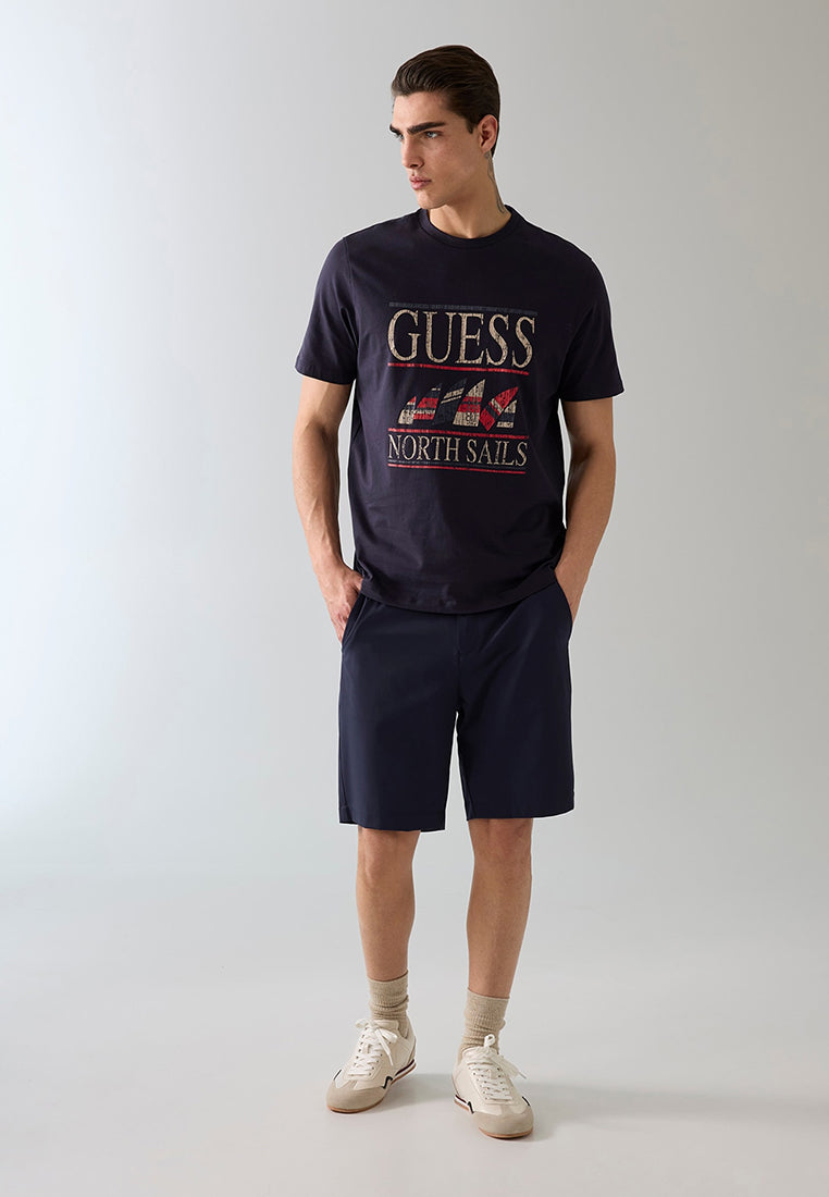 Guess X North Sails  Shortsleeves Marina Washed Crewneck