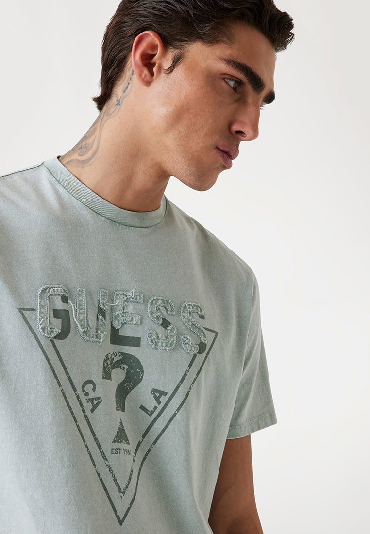 Short Sleeves Basic Inset Logo Tee