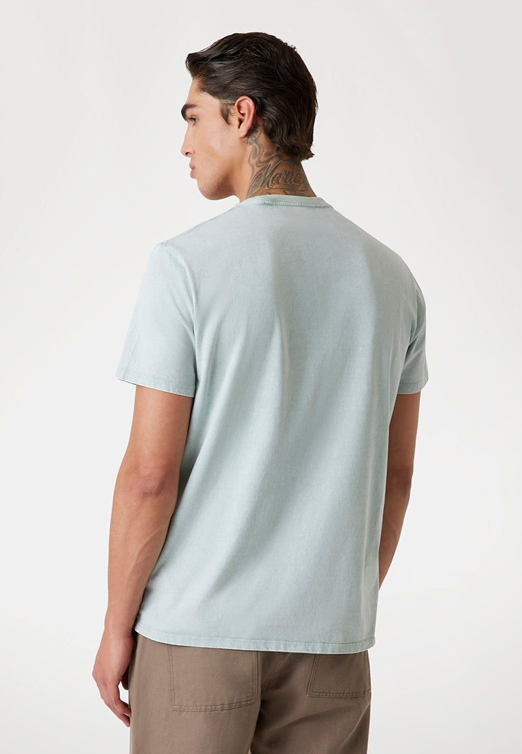 Short Sleeves Basic Inset Logo Tee