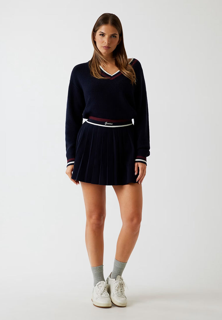 Sabina Plisse Skirt Sweater