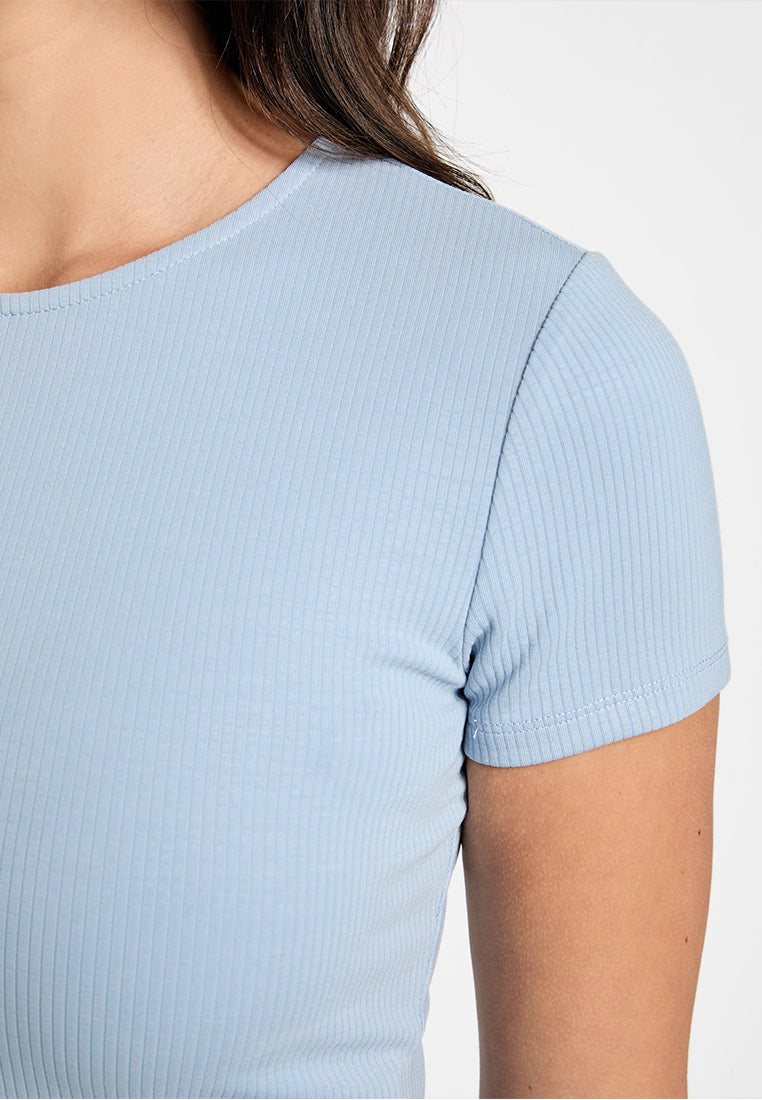 Shortsleeves Crewneck Terra Rib Top