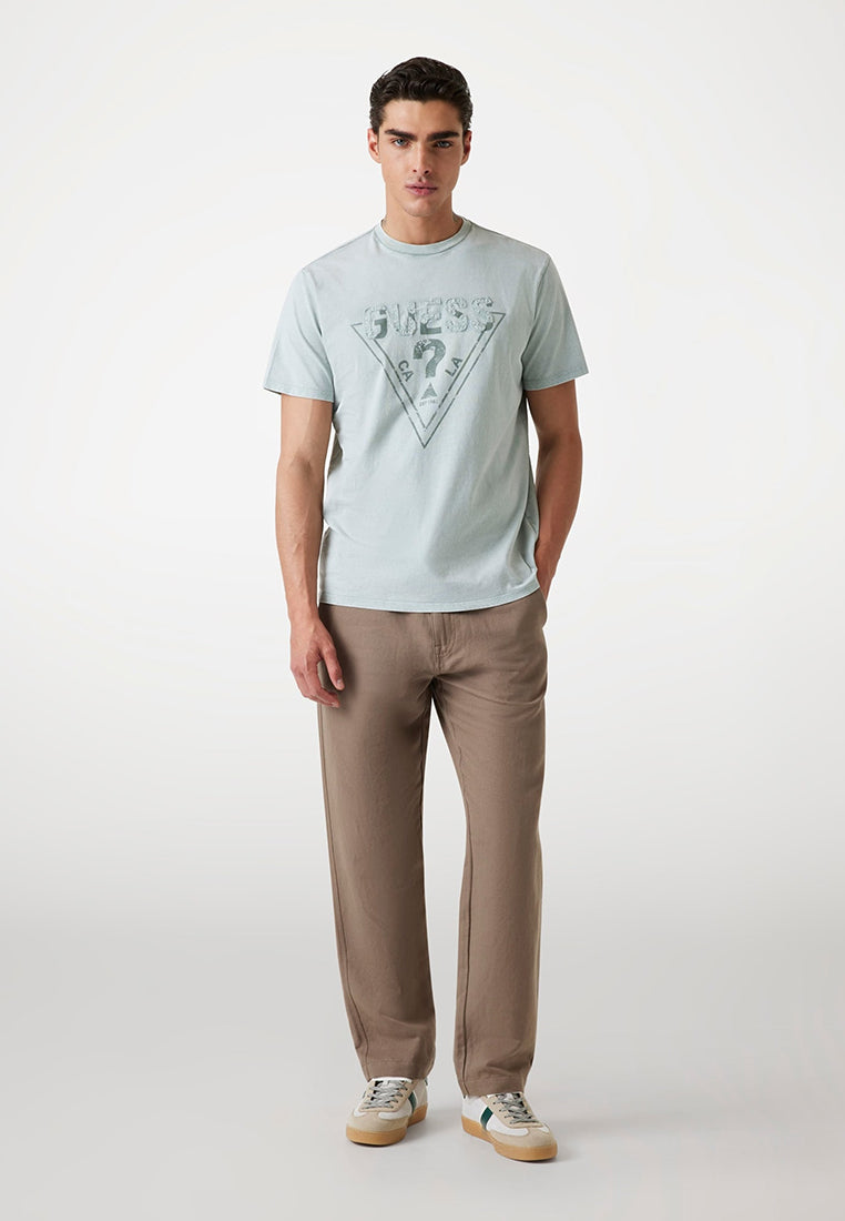 Short Sleeves Basic Inset Logo Tee