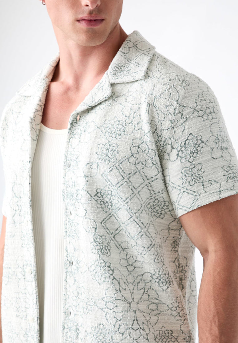 Nomad Knit Jacquard Shortsleeves Shirt