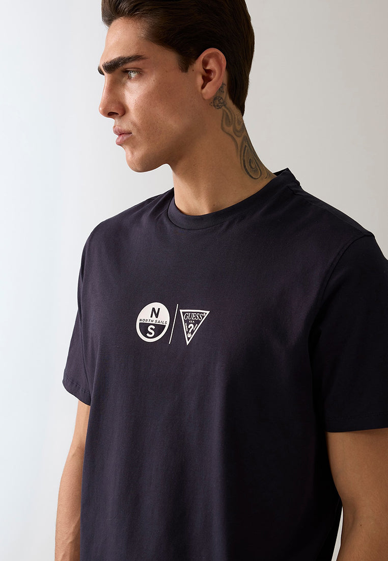 Guess X North Sails  Shortsleeves Printed Crewneck T-Shirt