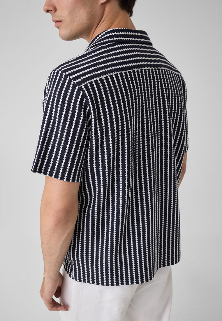 Rafa Jacquard Knit Shortsleeves Shirt