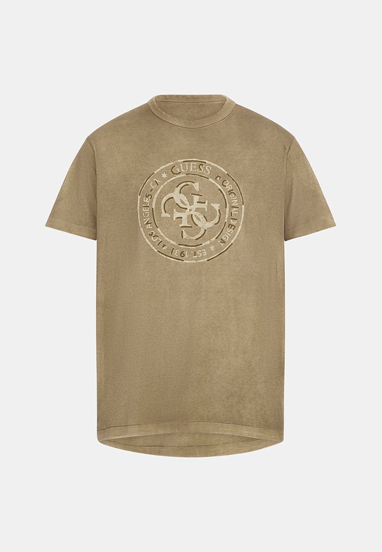 Shortsleeves Crew Neck Spray Crack Tee