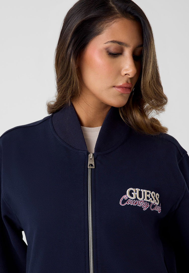 Longsleeves Zipper Detailed Sweat Jacket