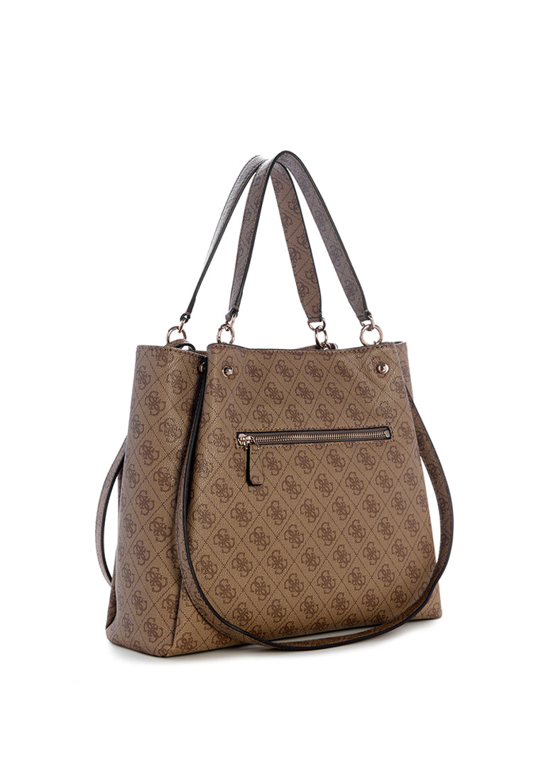 Lorella Logo Girlfriend Tote Bag