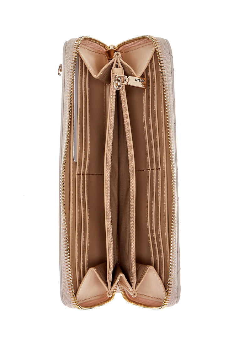 Isemay Large Zip Around Wallet