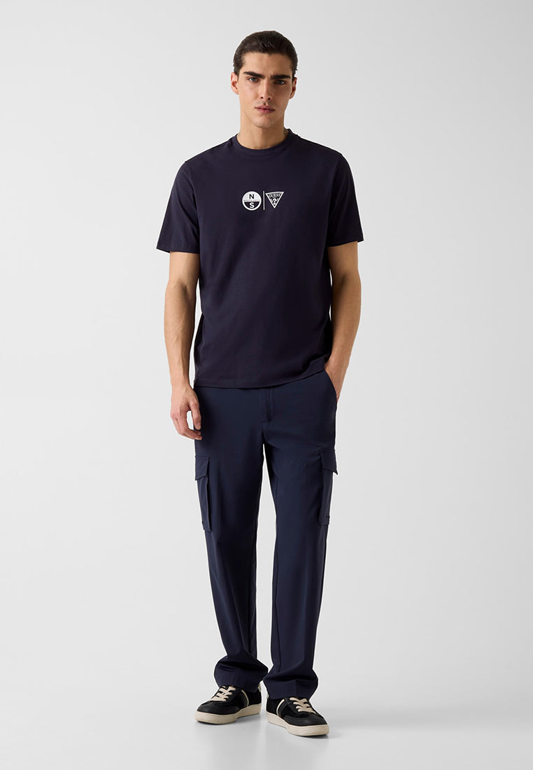 Guess X North Sails  Shortsleeves Printed Crewneck T-Shirt