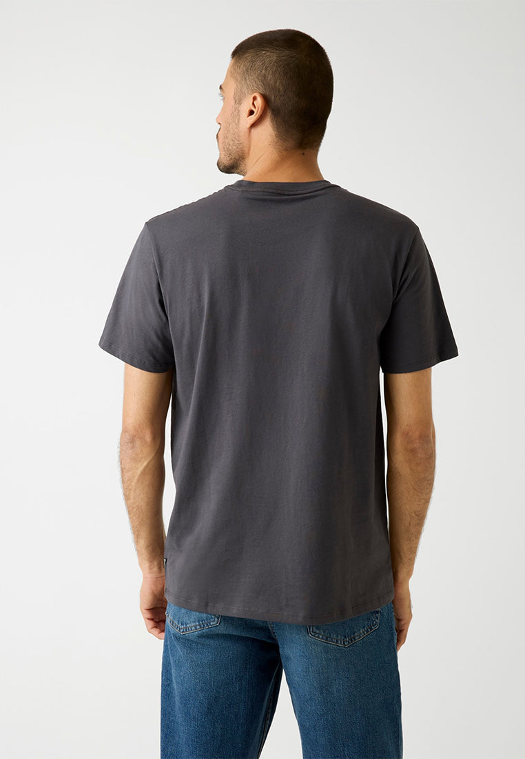 Short Sleeves Basic Drop Shadow Tee