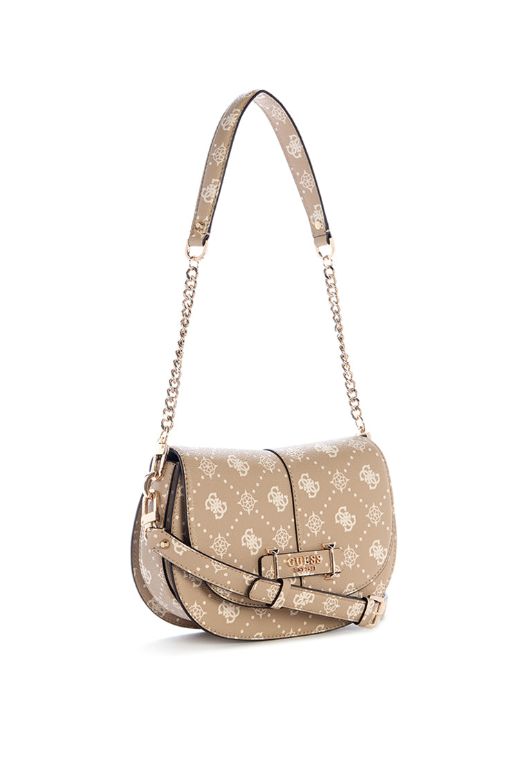 Carrie Logo Flap Shoulder Bag