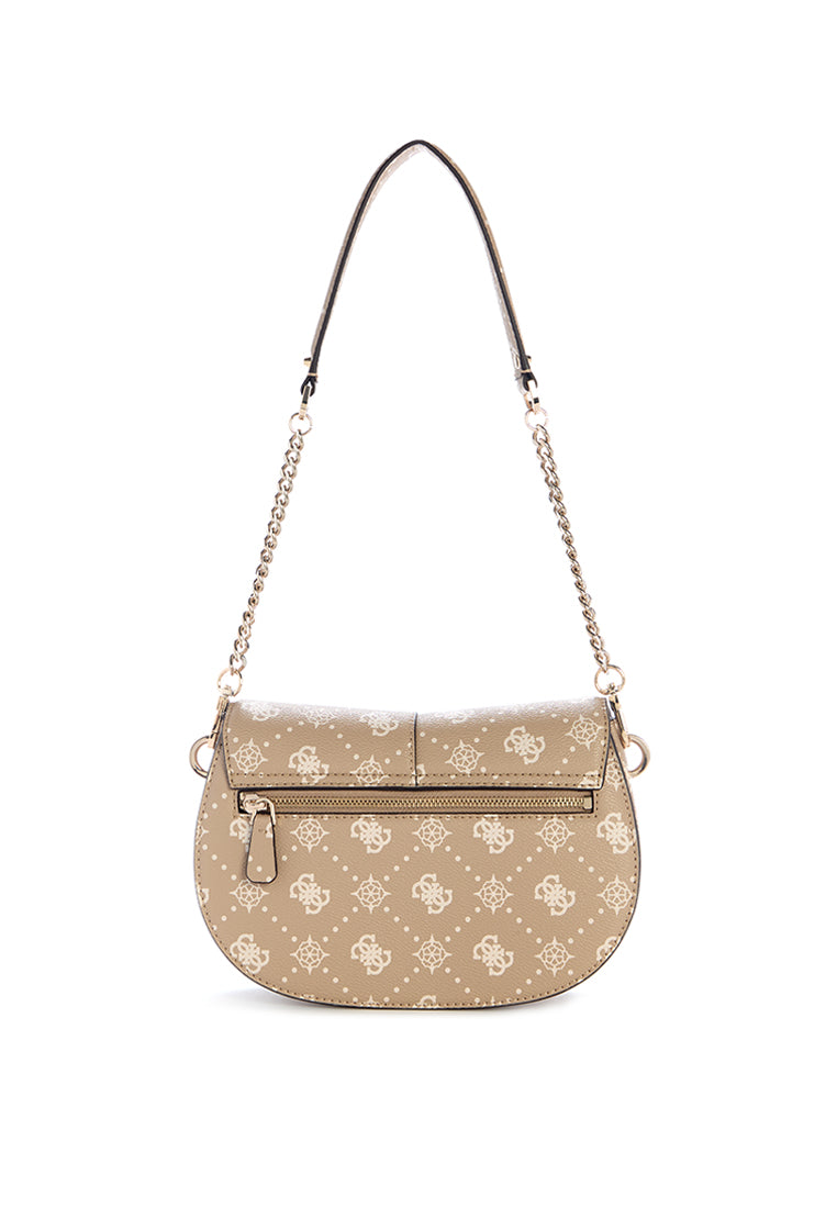 Carrie Logo Flap Shoulder Bag