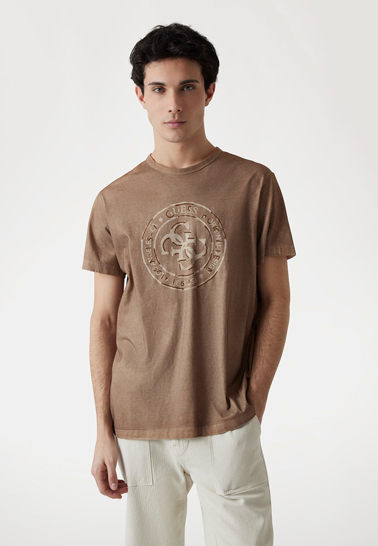 Shortsleeves Crew Neck Spray Crack Tee