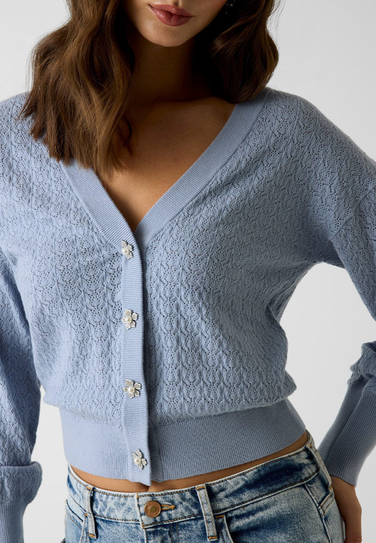 Longsleeves Vneck Nina Cardi Sweater