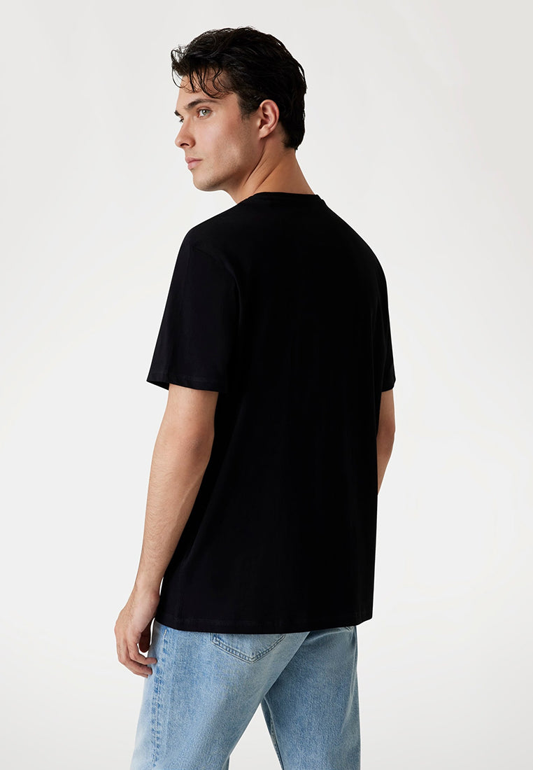 Short Sleeves Crew Neck Guess Triangle Tee