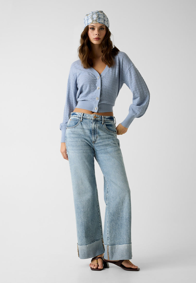Longsleeves Vneck Nina Cardi Sweater